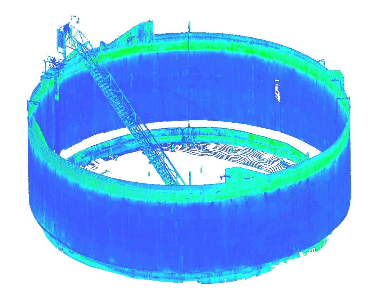 3D laser scan point cloud